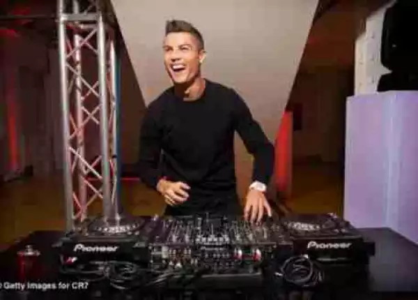Cristiano Ronaldo Shows Off His DJ Skills At The Launch Of His New Fragrance (Photo)
